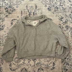 Aerie Gray Pullover Sweatshirt